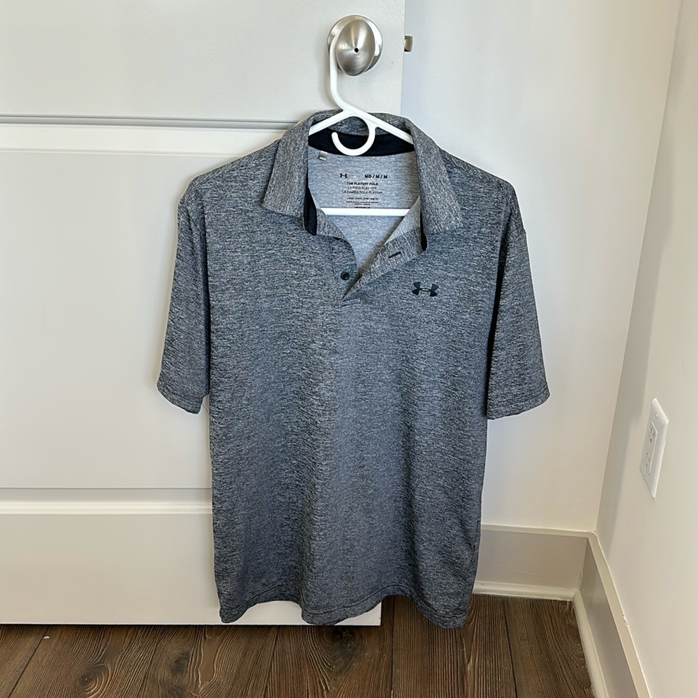 Super soft Under Armour, the playoff polo